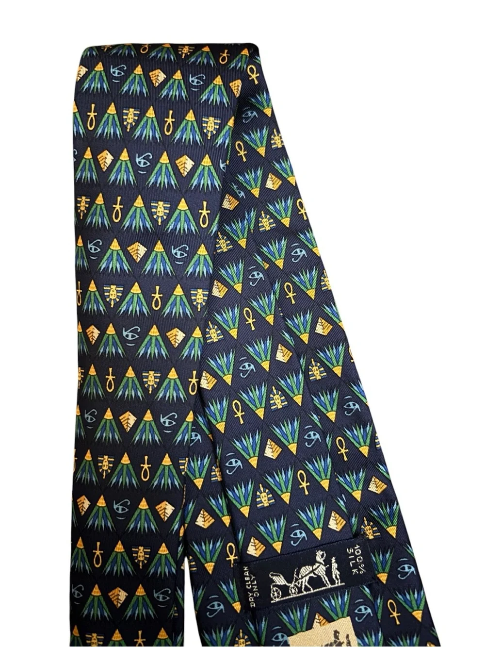 HERMÈS silk tie